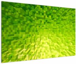 Mivali Tabloul cuburilor galbenverzui, dintr-o bucată 120x80 cm (V020057V12080)