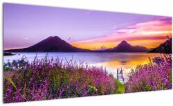 Mivali Tablou cu lac, dintr-o bucată 100x40 cm (V021407V10040)