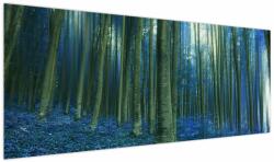 Mivali Tablou - Pădure albastră, dintr-o bucată 145x58 cm (V024102V14558)