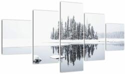 Mivali Tablou - A fost alb, din cinci bucăți 125x70 cm (V021339V12570)