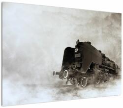 Mivali Tablou - Tren în ceață, dintr-o bucată 100x70 cm (V021961V10070)