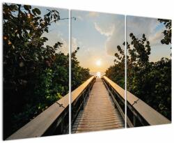 Mivali Tablou - drum spre soare, din trei bucăți 120x80 cm (V022687V120803PCS)
