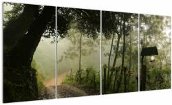 Mivali Tablou cu ceața de dimineața, din patru bucăți 160x80 cm (V021373V16080)