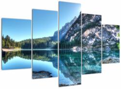Mivali Tablou - Lac montan, din cinci bucăți 150x105 cm (V022654V150105)