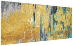 Mivali Tablou - Design auriu, dintr-o bucată 120x50 cm (V024058V12050)