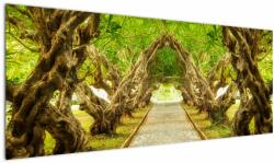 Mivali Tablou - Tunel viu din plumeria, dintr-o bucată 145x58 cm (V023164V14558)
