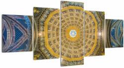 Mivali Tablou cu tavanul bisericii Siena, din cinci bucăți 150x80 cm (V021512V150805PCS)