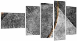 Mivali Tablou - Abstract beton, din cinci bucăți 110x60 cm (V024076V11060)