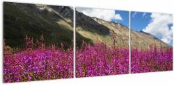 Mivali Tablou sceneriei cu lunca montană, din trei bucăți 120x40 cm (V021604V12040)