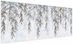 Mivali Tablou - Crenguțe de salcie cu fluturi, dintr-o bucată 250x125 cm (V022869V250125)