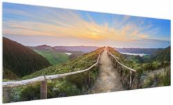 Mivali Tablou - Potecă de munte, dintr-o bucată 250x125 cm (V023854V250125)