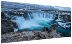 Mivali Tablou - Priveliște la cascade, dintr-o bucată 200x100 cm (V022555V200100)