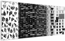 Mivali Tablou cu arhitectura alb neagră, dintr-o bucată 120x50 cm (V021524V12050)