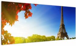Mivali Tablou - toamna la Paris, dintr-o bucată 100x40 cm (V020534V10040)