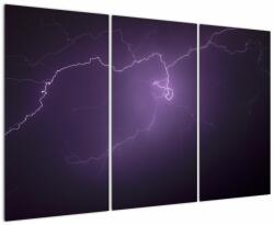 Mivali Tabloul cu fulger pe cer, din trei bucăți 120x80 cm (V020072V120803PCS)
