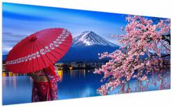 Mivali Tablou - cu privire la munte - Japonia, dintr-o bucată 200x100 cm (V022397V200100)