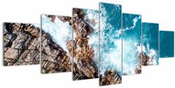 Mivali Tablou cu stânci și mare, din șapte bucăți 210x100 cm (V021184V210100)
