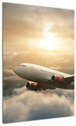 Mivali Tablou - Avion în nori, dintr-o bucată 50x70 cm (V022327V5070)