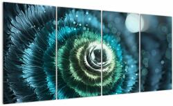 Mivali Tablou - Floare detailu, din patru bucăți 160x80 cm (V022169V16080)