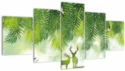 Mivali Tablou - Ceb în pădure, din cinci bucăți 150x80 cm (V022959V150805PCS)
