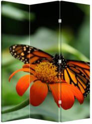 Mivali Paravan - Fluture pe floare, din 3 bucăți, 126x170 cm (P021244P135180)