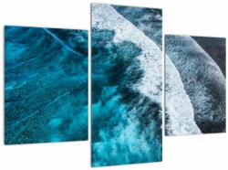 Mivali Tablou - Valuri pe mare, din trei bucăți 90x60 cm (V022379V90603PCS)