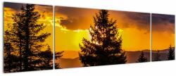 Mivali Tablou - coniferi, din trei bucăți 170x50 cm (V020674V17050)