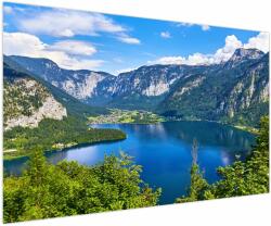 Mivali Tablou - Lacul Hallstatt, Hallstatt, Austria, dintr-o bucată 150x100 cm (V023078V150100)