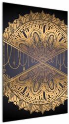Mivali Tablou - Mandala aurie cu săgeți, dintr-o bucată 60x90 cm (V023021V6090)