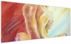 Mivali Tablou - Imaginea unei femei care se odihnește, pictură în ulei, dintr-o bucată 250x125 cm (V023493V250125)