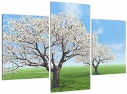 Mivali Tablou cu copaci, din trei bucăți 90x60 cm (V021104V90603PCS)