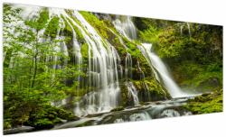 Mivali Tablou - Cascada, Wind River Valley, dintr-o bucată 250x125 cm (V021693V250125)