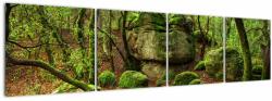 Mivali Tablou cu pădurea fermecată, din patru bucăți 160x40 cm (V020867V16040)