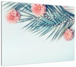 Mivali Tablou pe sticlă cu buchet, dintr-o bucată 70x50 cm pe sticlă (V022027V7050GD)
