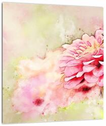 Mivali Tablou - Floare roz, aquarel, dintr-o bucată 30x30 cm (V023031V3030)
