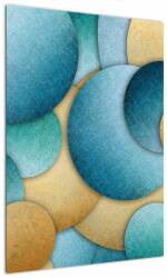 Mivali Tablou cu abstracție cercuri, dintr-o bucată 50x70 cm (V021137V5070)