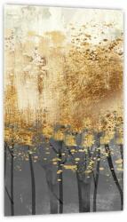Mivali Tablou - Copaci aurii, dintr-o bucată 20x30 cm (V024027V2030)