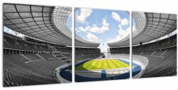 Mivali Tablou - stadionul de fodbal, din trei bucăți 90x30 cm (V020597V9030)