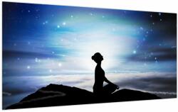 Mivali Tablou pe sticlă - Femaia meditând (V023606V10050GD)