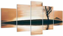 Mivali Tablou - Copaci pe insulă, din cinci bucăți 150x80 cm (V022626V150805PCS)
