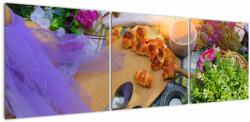 Mivali Tablou - picnic de vară, din trei bucăți 150x50 cm (V020299V15050)