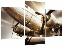 Mivali Tablou - Avion, din trei bucăți 90x60 cm (V023051V90603PCS)