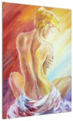 Mivali Tablou - Imaginea unei femei care se odihnește, pictură în ulei, dintr-o bucată 50x70 cm (V023493V5070)