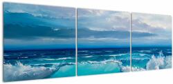 Mivali Tablou - Valul mării, din trei bucăți 150x50 cm (V022044V15050)