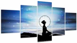 Mivali Tablou - Femaia meditând (cu ceas) (V023606V15080C)