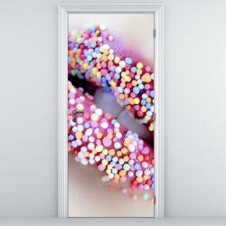 Mivali Fototapeta pentru ușă - buze colorate (D014786D95205)