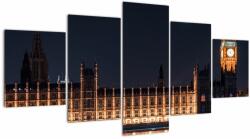 Mivali Tablou cu Big Ben din Londra, din cinci bucăți 150x80 cm (V021250V150805PCS)