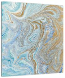 Mivali Tablou - Marmură albastră, dintr-o bucată 40x40 cm (V022364V4040)