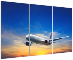 Mivali Tablou cu avion, din trei bucăți 120x80 cm (V022268V120803PCS)