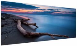 Mivali Tablou cu plaja în apus de soare, dintr-o bucată 250x125 cm (V020947V250125)